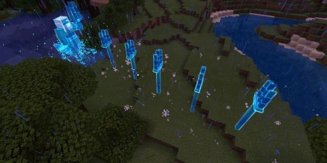 Атака Посейдона в Minecraft