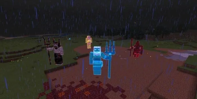 All mobs from the mod