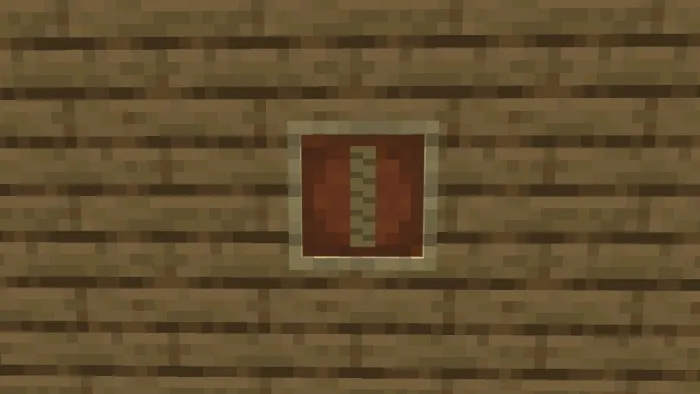 Rope in an item frame