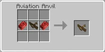 Aircraft repair in Minecraft