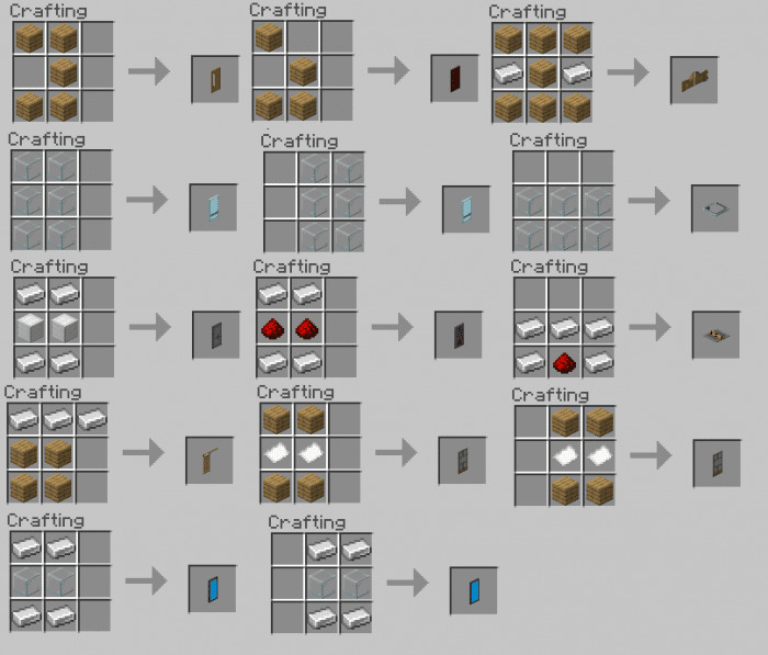 Мод на двери версия 1.20. СКРАФТИТЬ дверь в МАЙНКРАФТЕ. Крафт двери в майнкрафт. Крафт железной двери. Элемент крафт.