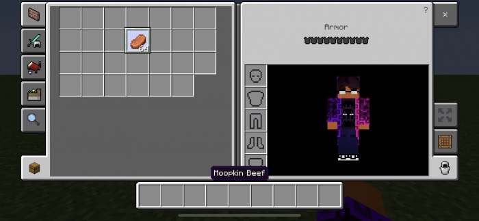 Raw pumpkin meat in Minecraft