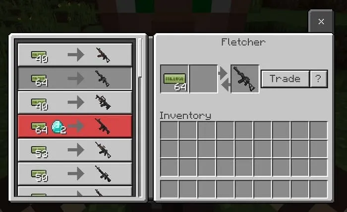 Guns at the merchant's resident