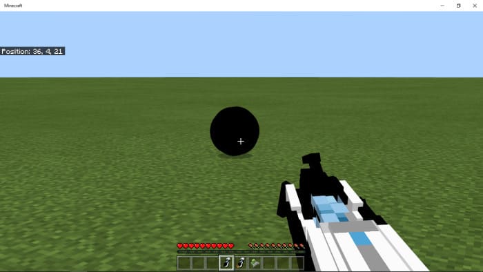 Black hole in Minecraft