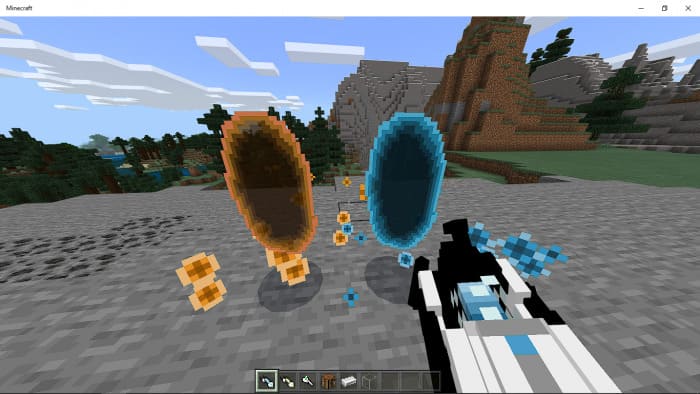 Gun mode in Minecraft