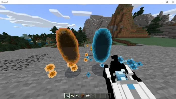 Gun mode in Minecraft