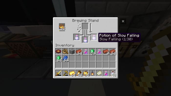 Updated potion window