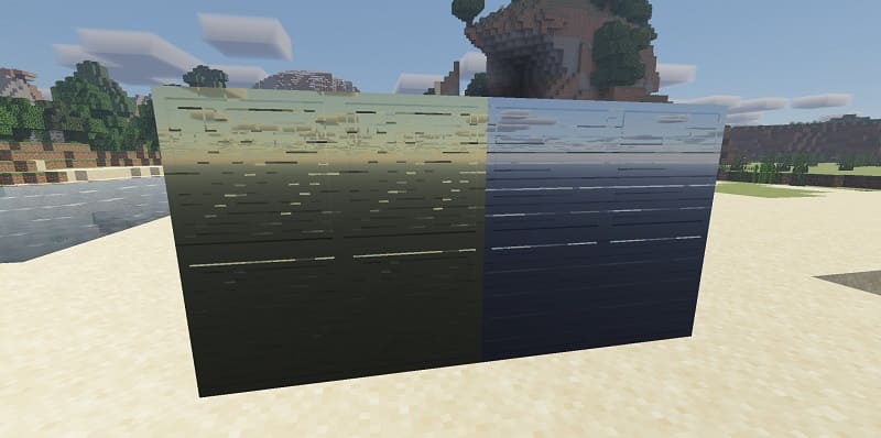 Reflections on blocks with shaders
