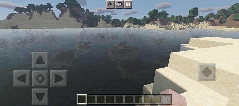 Realistic shaders in Minecraft PE