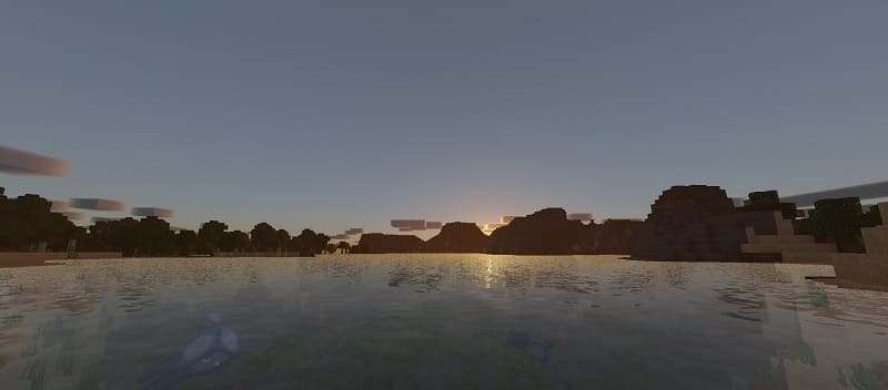 What does a sunset look like from shaders