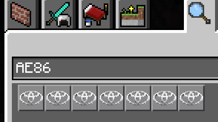 AE86 in the creative inventory