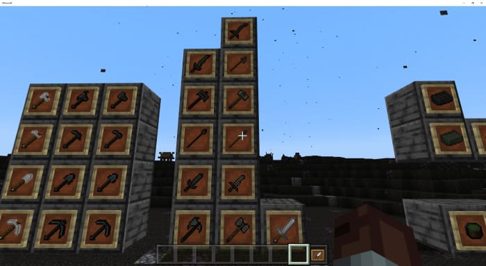 Weapons from the Lord of the Rings in Minecraft