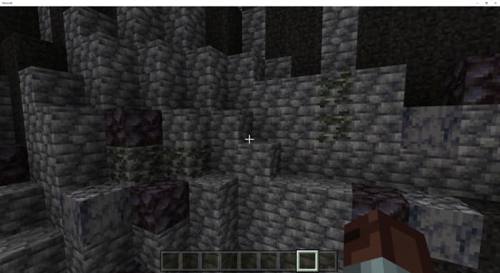 Black iron in Minecraft