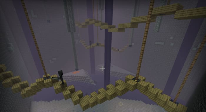 Cave dimension in Minecraft