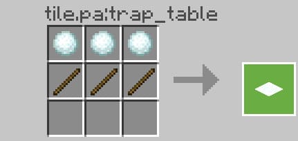 Snow trap recipe