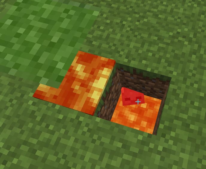Lava trap in action