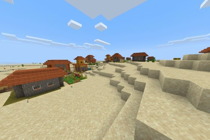 Деревня саванны в пустыне
