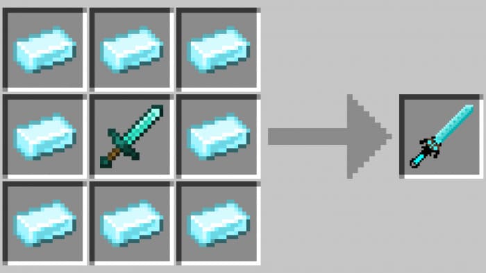 Ice sword recipe
