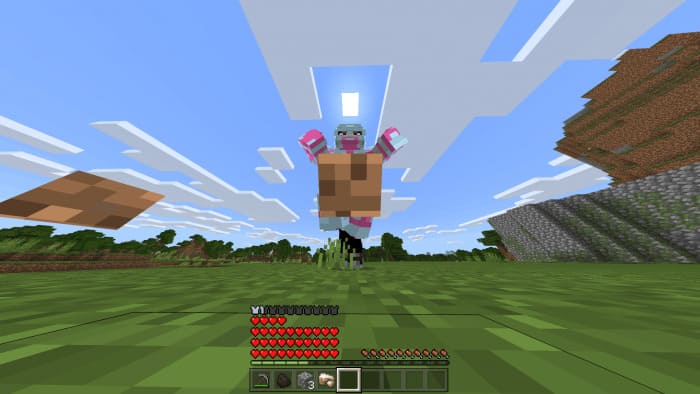 Stand attacks in Minecraft