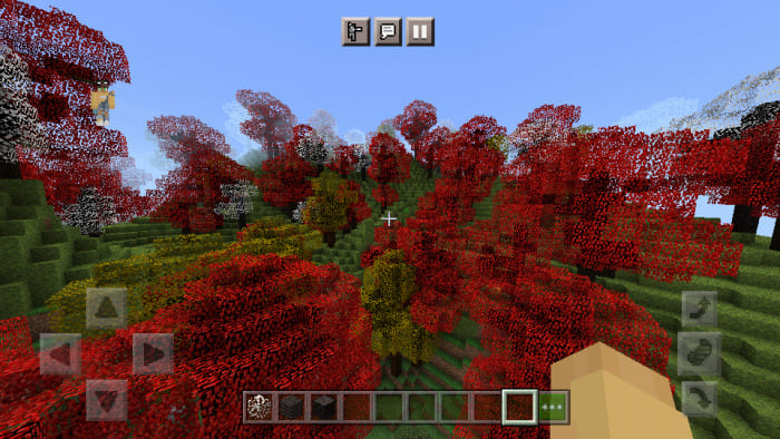Small-leaved elm in Minecraft