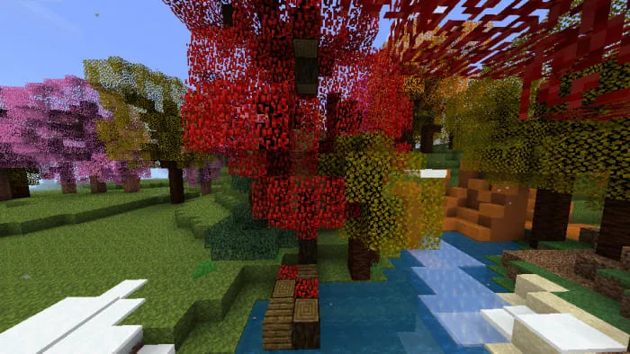 Maple tree in Minecraft