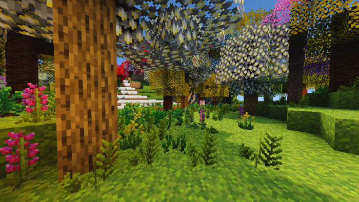 A new tree in Minecraft