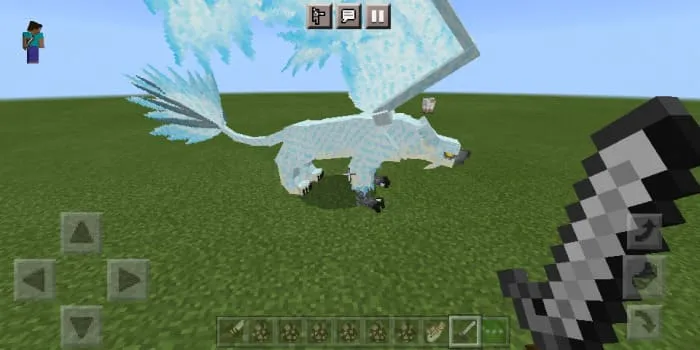 Ice griffin in the world