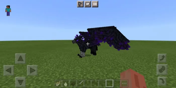 Black hippogriff in the game