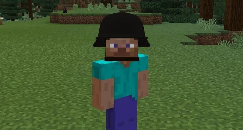 Military helmet in Minecraft