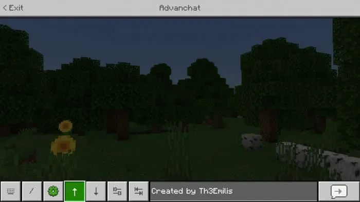 New chat features in Minecraft