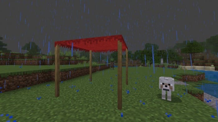Type of tent in Minecraft