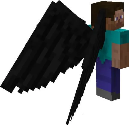 Wings of a fallen angel in Minecraft