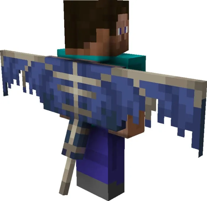 Wings of a phantom in Minecraft