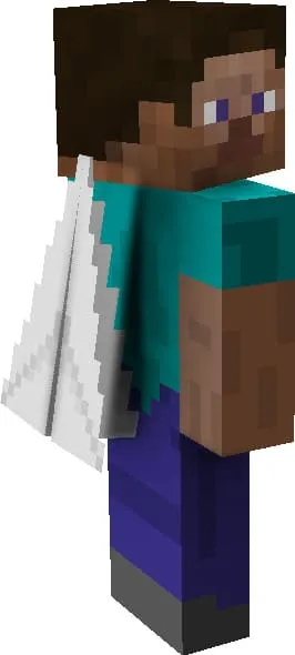 Paper airplane in Minecraft