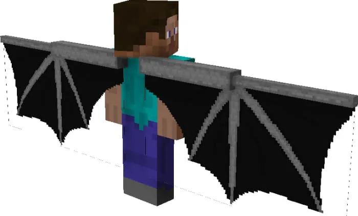 Dragon Wings in Minecraft