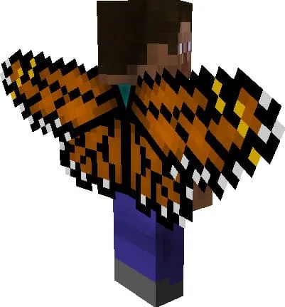 Butterfly wings in Minecraft