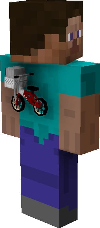 Bicycle wings in Minecraft