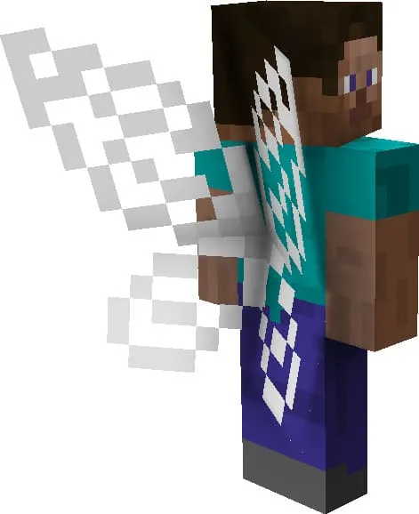 Fairy wings in Minecraft