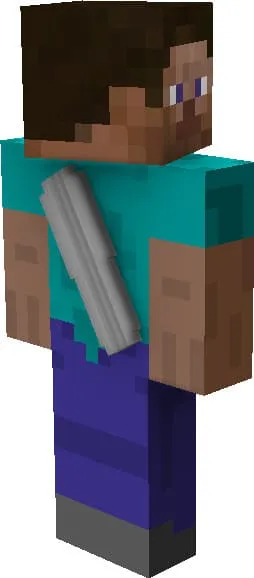 Silver surfer's board in Minecraft