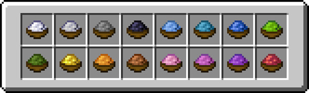 Updated dye icons