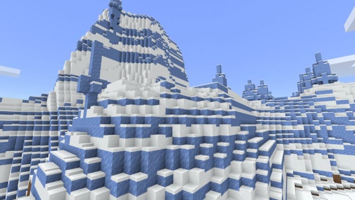 Ice Canyon in Minecraft