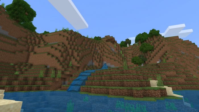 Forest plateau in Minecraft