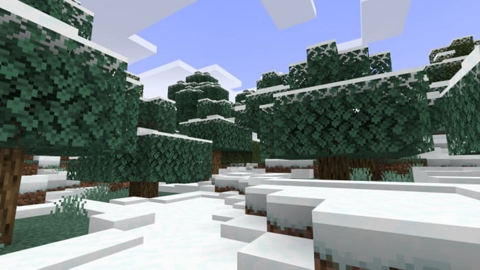 Snow Forest in Minecraft