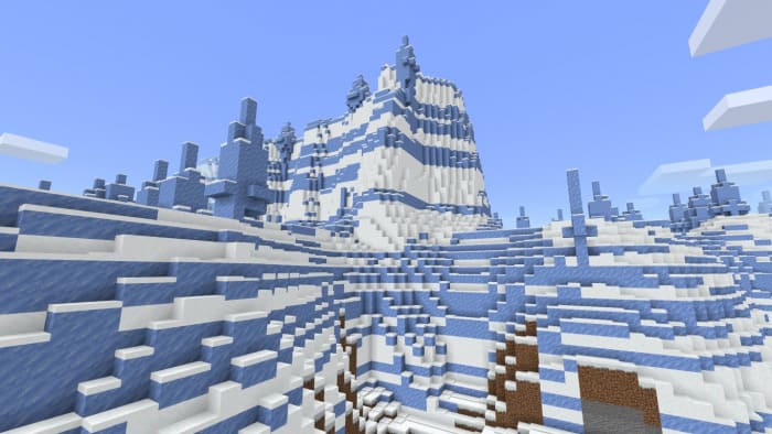 Glacier in Minecraft