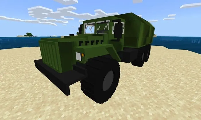 Ural 4320 with camouflage