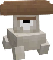 Brown mushroom mob in Minecraft
