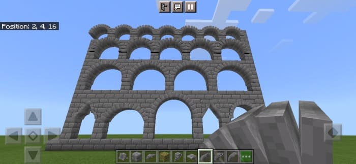 Блоки арок в Minecraft