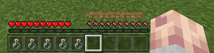 Consumed energy in Minecraft