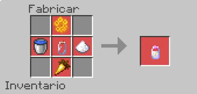 Crafting an energy drink in Minecraft