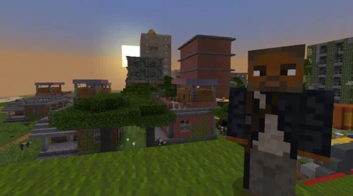 Robert Neville in Minecraft